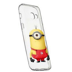 Husa de protectie Cartoon Minion Samsung Galaxy J4 Plus 2018 rez. la uzura anti-alunecare Silicon 206 