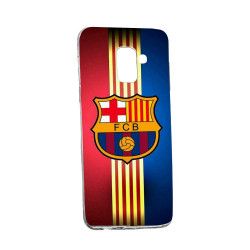 Husa de protectie Football Barcelona Samsung Galaxy J6 2018 rez. la uzura Silicon 237 