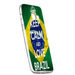 Husa de protectie Football Brazil Samsung Galaxy J4 Plus 2018 rez. la uzura Silicon 232 