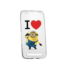 Husa de protectie I Love Minion Xiaomi Redmi 5A rez. la uzura anti-alunecare Silicon 216 