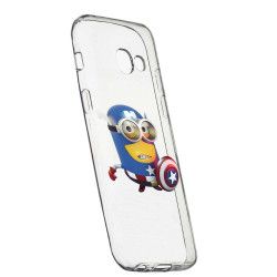 Husa de protectie Minion Avengers Samsung Galaxy J4 Plus 2018 rez. la uzura anti-alunecare Silicon 203 