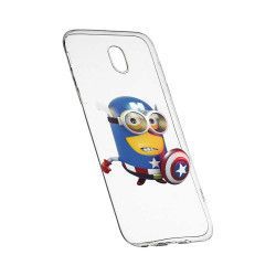 Husa de protectie Minion Avengers Samsung Galaxy J7 2017 rez. la uzura anti-alunecare Silicon 203 