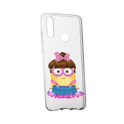 Husa de protectie Minion Girl Huawei P30 Lite rez. la uzura anti-alunecare Silicon 208 