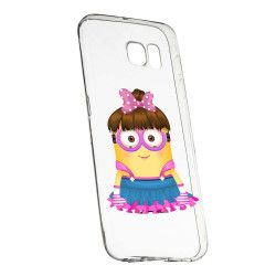 Husa de protectie Minion Girl Samsung Galaxy S7 rez. la uzura anti-alunecare Silicon 208 