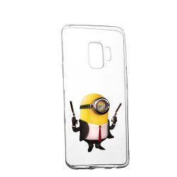 Husa de protectie Minion Hitman Samsung Galaxy S9 rez. la uzura anti-alunecare Silicon 214 