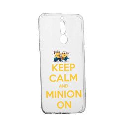Husa de protectie Minion Keep Calm Huawei Mate 10 Lite rez. la uzura anti-alunecare Silicon 209 