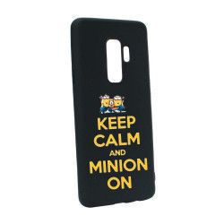 Husa de protectie Minion Keep Calm pentru Samsung Galaxy S9 Silicon B209 