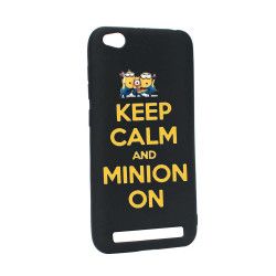 Husa de protectie Minion Keep Calm pentru Xiaomi Redmi 5A Silicon B209 