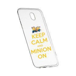 Husa de protectie Minion Keep Calm Samsung Galaxy J5 2017 rez. la uzura anti-alunecare Silicon 209 