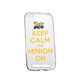 Husa de protectie Minion Keep Calm Xiaomi Redmi 5A rez. la uzura anti-alunecare Silicon 209 