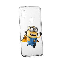 Husa de protectie Minion Vampire Huawei Y7 2019 rez. la uzura anti-alunecare Silicon 205 