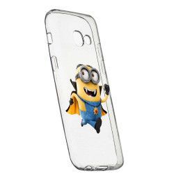 Husa de protectie Minion Vampire Samsung Galaxy J4 Plus 2018 rez. la uzura anti-alunecare Silicon 205 