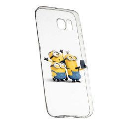 Husa de protectie Minions Samsung Galaxy S6 rez. la uzura anti-alunecare Silicon 207 