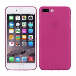 Husa de protectie pentru iPhone 7 Plus protectie spate capac de protectie bumper rosu trandafiriu-transparent BBL186 