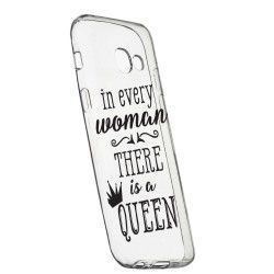Husa de protectie Woman Queen Samsung Galaxy J4 Plus 2018 rez. la uzura Silicon 227 