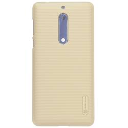 Husa Nokia 5 Nillkin Originala Frosted +Folie - Gold 