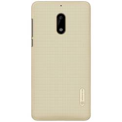 Husa Nokia 6 Nillkin Originala Frosted +Folie - Gold 