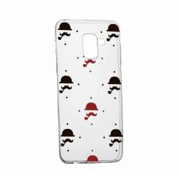 Husa pentru Samsung Galaxy J6 2018 Silicon Slim Mustache 180