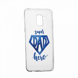 Husa pentru Samsung Galaxy J6 2018 Silicon Slim Superhero Dad 182 
