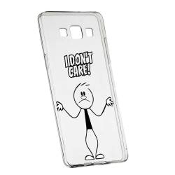 Husa pentru Samsung Galaxy J7 2016 Silicon Slim I Dont Care 162 