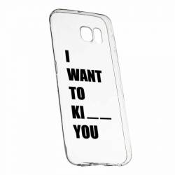 Husa pentru Samsung Galaxy S6 Silicon Slim I Want To... 183 