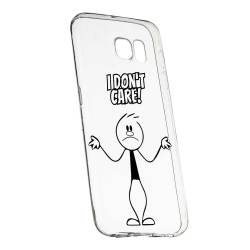 Husa pentru Samsung Galaxy S7 Silicon Slim I Dont Care 162