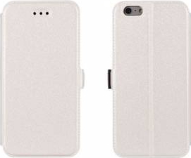Husa protectie BOOK POCKET pentru SAMSUNG Galaxy S7 EDGE - G935. Piele. Alb 