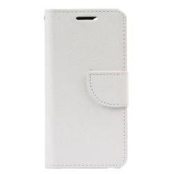 Husa protectie CROSS pentru iPhone 7. Piele. Flip orizontal. Inchidere magentica. Alb 