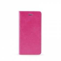 Husa protectie MAGNET BOOK pentru iPhone 8 PLUS din piele cu functie stand si inchidere magentica Roz 