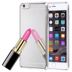 Husa protectie MIRROR CASE pentru iPhone 6 Plus si iPhone 6S Plus. Argintiu 
