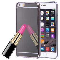 Husa protectie MIRROR CASE pentru iPhone 6 Plus si iPhone 6S Plus. Gri 