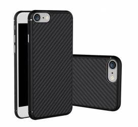 Husa protectie model carbon negru carcasa de protectie ultraslim pentru iPhone 8 BBL012 