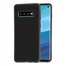 Husa protectie spate silicon pentru Samsung Galaxy S10 bumper ultraslim Negru BBL842 