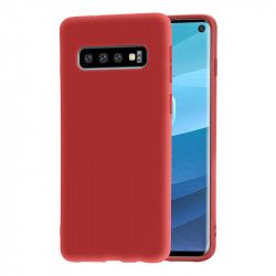 Husa protectie spate silicon pentru Samsung Galaxy S10 Lite/S10 E bumper ultraslim Rosu BBL824 