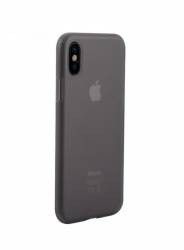 Husa protectie spate termoplastic transparenta pentru iPhone X capac de protectie carcasa bumper negru BBL008
