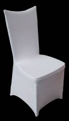 Husa RAKI elastica scaun catering culoare alba