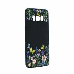 Husa Samsung Galaxy S8 Plus Silicon Butterfly-Flowers B95 