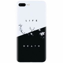 Husa silicon pentru Apple Iphone 7 Plus Life Vs Death 