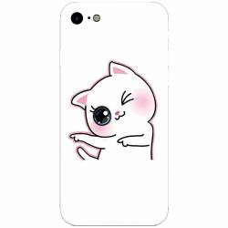 Husa silicon pentru Apple Iphone 8 Cute Kitty 