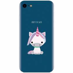 Husa silicon pentru Apple Iphone 8 Horn To Be Wild Cute Unicorn 