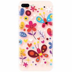 Husa silicon pentru Apple Iphone 8 Plus Butterfly 102 