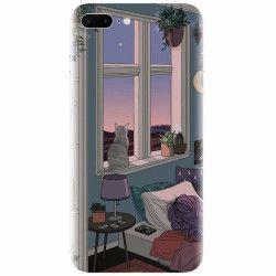 Husa silicon pentru Apple Iphone 8 Plus Girl Room 