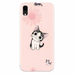 Husa silicon pentru Apple Iphone XR Cute Cat 101 