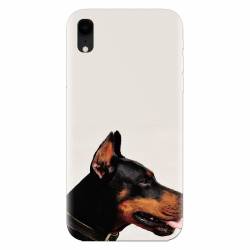 Husa silicon pentru Apple Iphone XR Doberman 