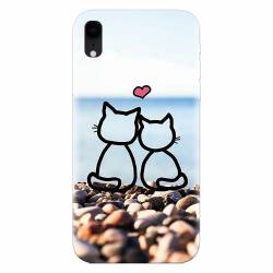 Husa silicon pentru Apple Iphone XR In Love Cats 