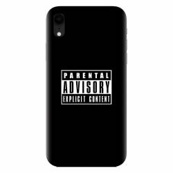 Husa silicon pentru Apple Iphone XR Parental Advisory 