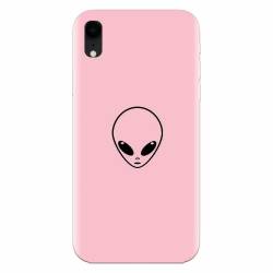 Husa silicon pentru Apple Iphone XR Pink Alien 