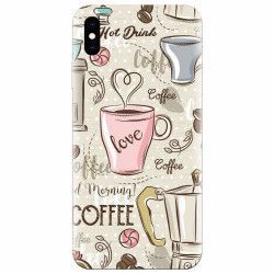 Husa silicon pentru Apple Iphone XS Coffe And Donuts 