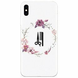 Husa silicon pentru Apple Iphone XS Icon Barber 