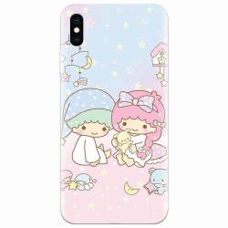 Husa silicon pentru Apple Iphone XS Little Twins 